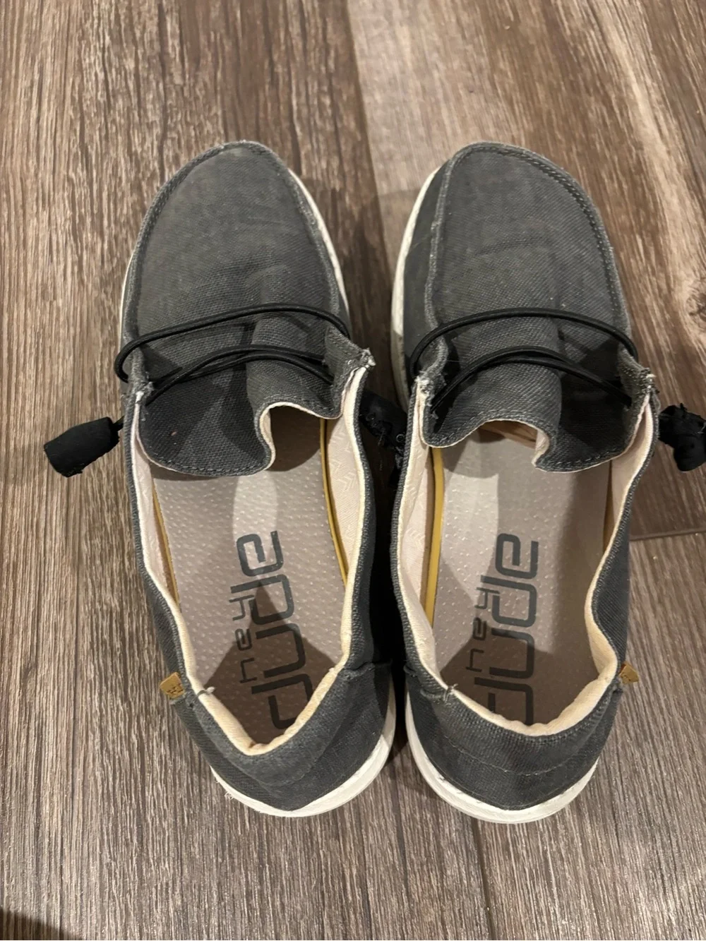 Hey Dude Wendy Chambray Canvas Slip-On Shoes size women’s 7